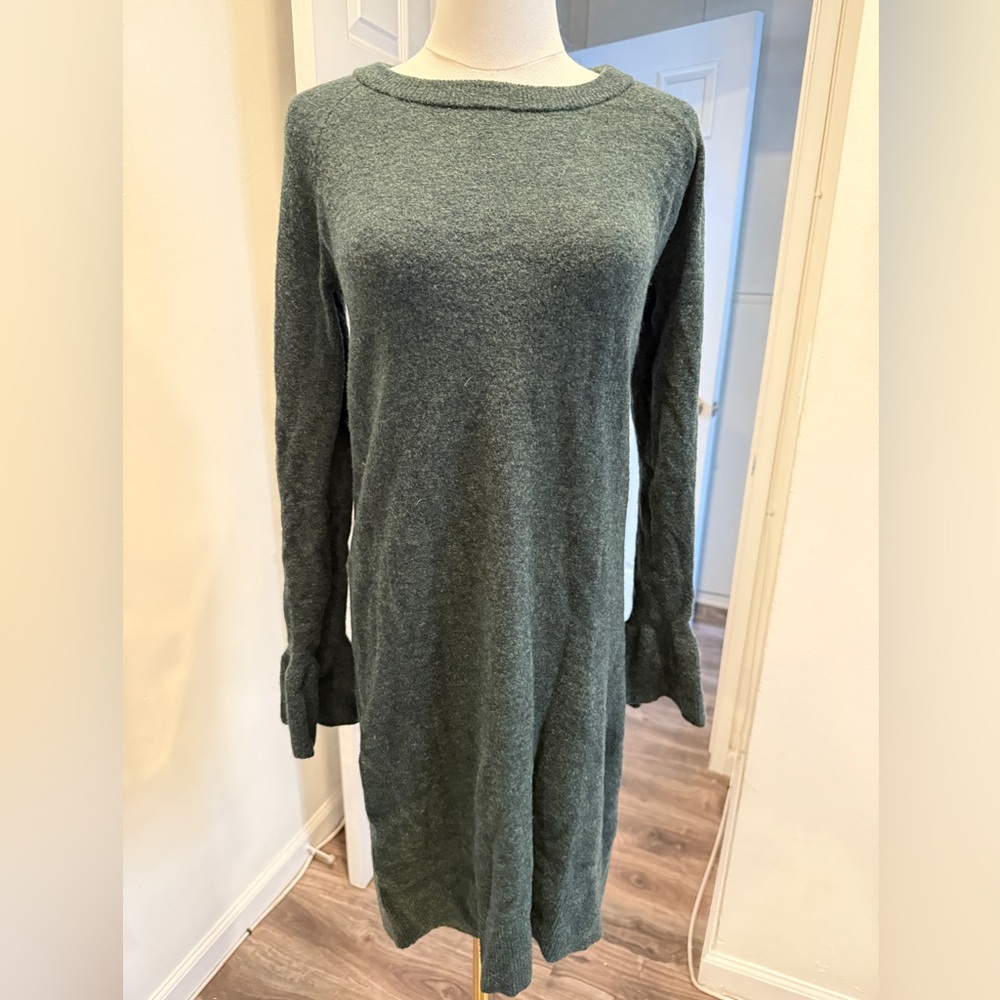 Republic Forest Green Knit Sweater Dress – Size Small